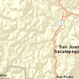 San Juan Sacatepéquez Street Map