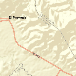 El Pedernal Street Map
