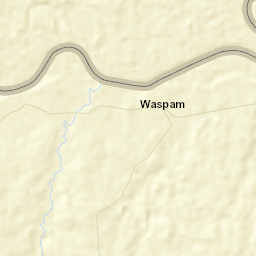 Waspán Street Map
