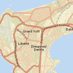 Dakar Street Map