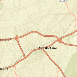 Rufisque Department Street Map