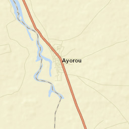Ayorou Street Map