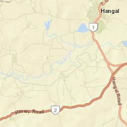 Hangal Street Map
