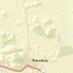 Rayadrug Street Map