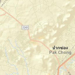 Pak Chong Street Map