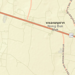 Amphoe Nong Bun Mak Street Map