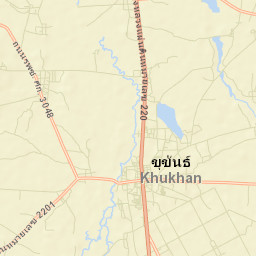 Amphoe Khukhan Street Map
