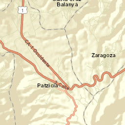 Patzicía Street Map