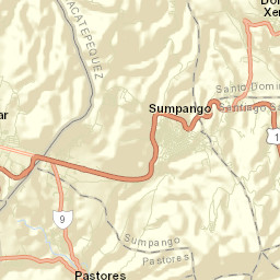 Sumpango Street Map