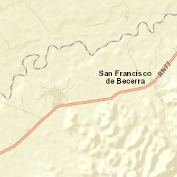San Francisco de Becerra Street Map