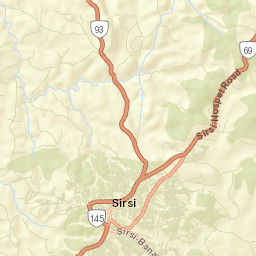 Sirsi Street Map