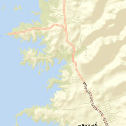 Amphoe Si Sawat Street Map