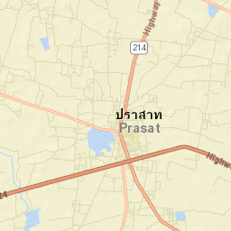 Amphoe Prasat Street Map