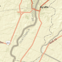 Ciudad Hidalgo Street Map