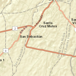 San Andrés Villa Seca Street Map