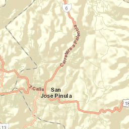 San José Pinula Street Map