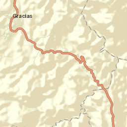 Gracias Street Map