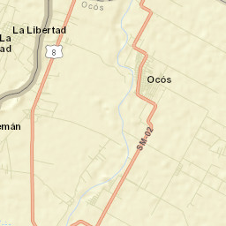 La Libertad Street Map