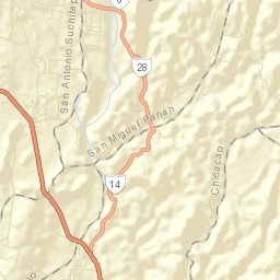 Municipio de San Antonio Suchitepéquez Street Map