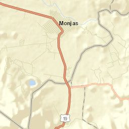 Monjas Street Map