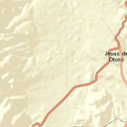 Jesús de Otoro Street Map