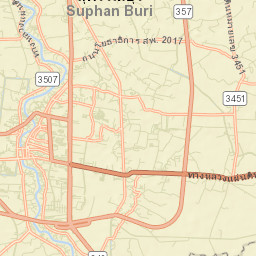Suphan Buri Street Map