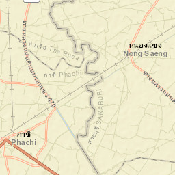 Amphoe Nong Saeng Street Map