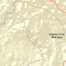 Santa Cruz Naranjo Street Map