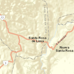 Nueva Santa Rosa Street Map