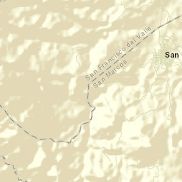 San Francisco del Valle Street Map