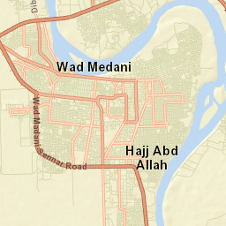 Wad Medani Street Map