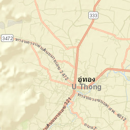 Amphoe U Thong Street Map