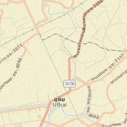 Amphoe Uthai Street Map