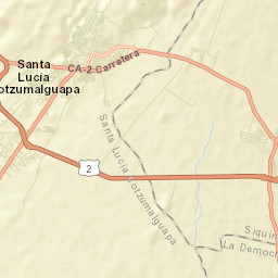 Santa Lucía Cotzumalguapa Street Map