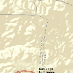 San José Acatempa Street Map