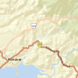 Honavar Street Map