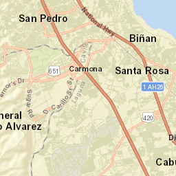 Biñan Street Map