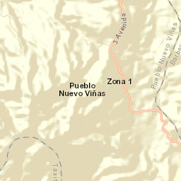 Pueblo Nuevo Viñas Street Map