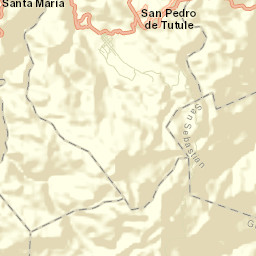 San Pedro de Tutule Street Map