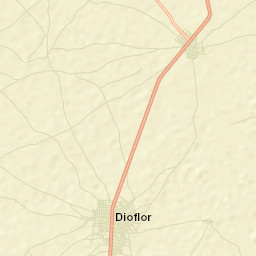 Diofior Street Map