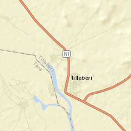 Tillabéri Street Map
