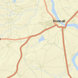Honnali Street Map