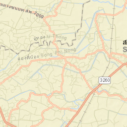 Amphoe Song Phi Nong Street Map