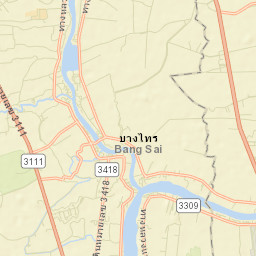 Amphoe Bang Sai Street Map