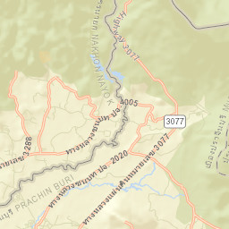 Amphoe Pak Phli Street Map