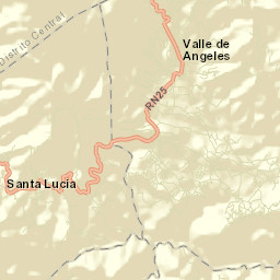 Santa Lucía Street Map