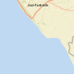 Joal-Fadiout Street Map