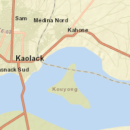 Kaolack Street Map