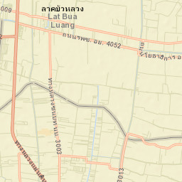 Amphoe Lat Bua Luang Street Map