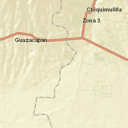 Guazacapán Street Map